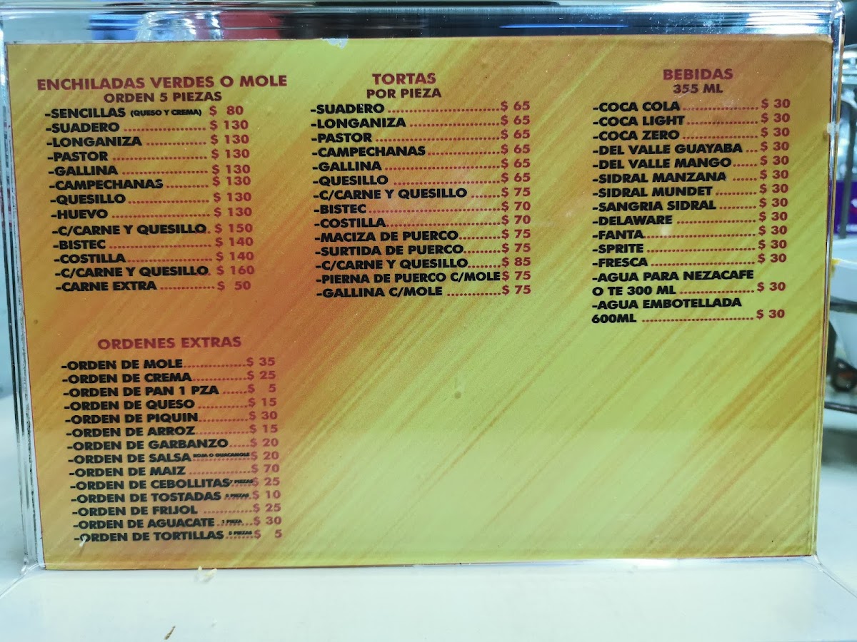 RODOLFITO SA CV Menu - Image 2