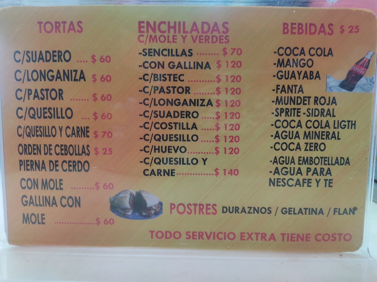 RODOLFITO SA CV Menu - Image 3